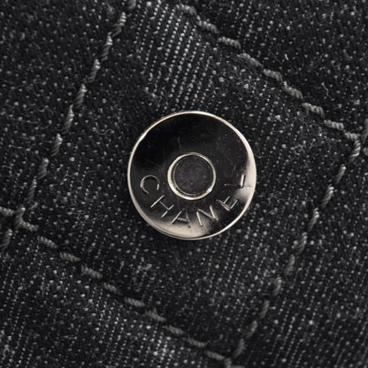 Chanel Denim Quilted Stretch Spirit Messenger Bag 10 of 11