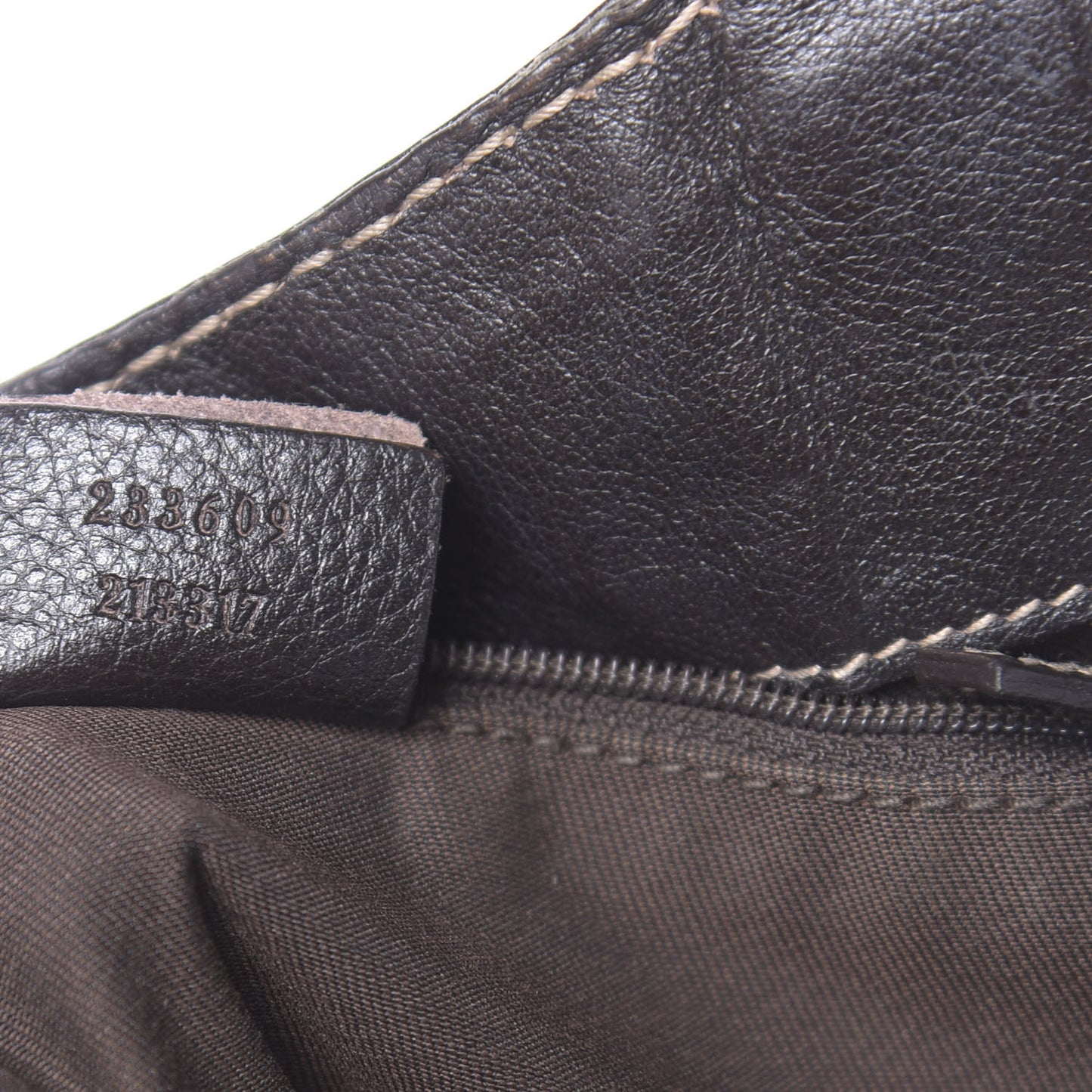 Monogram New Ladies Web Tote Dark Brown