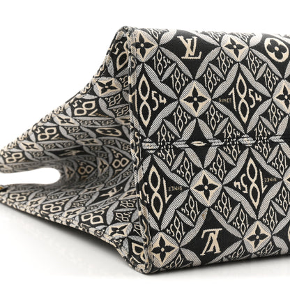 Louis Vuitton Jacquard Since 1854 Onthego GM Grey 9 of 10