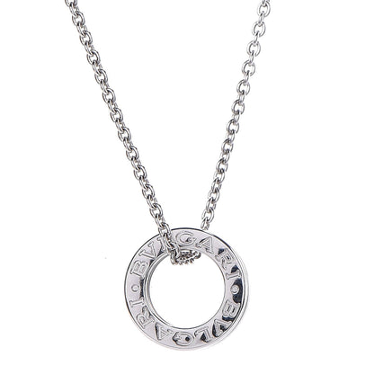 Bulgari 18K White Gold B.Zero1 Pendant Necklace 4 of 7