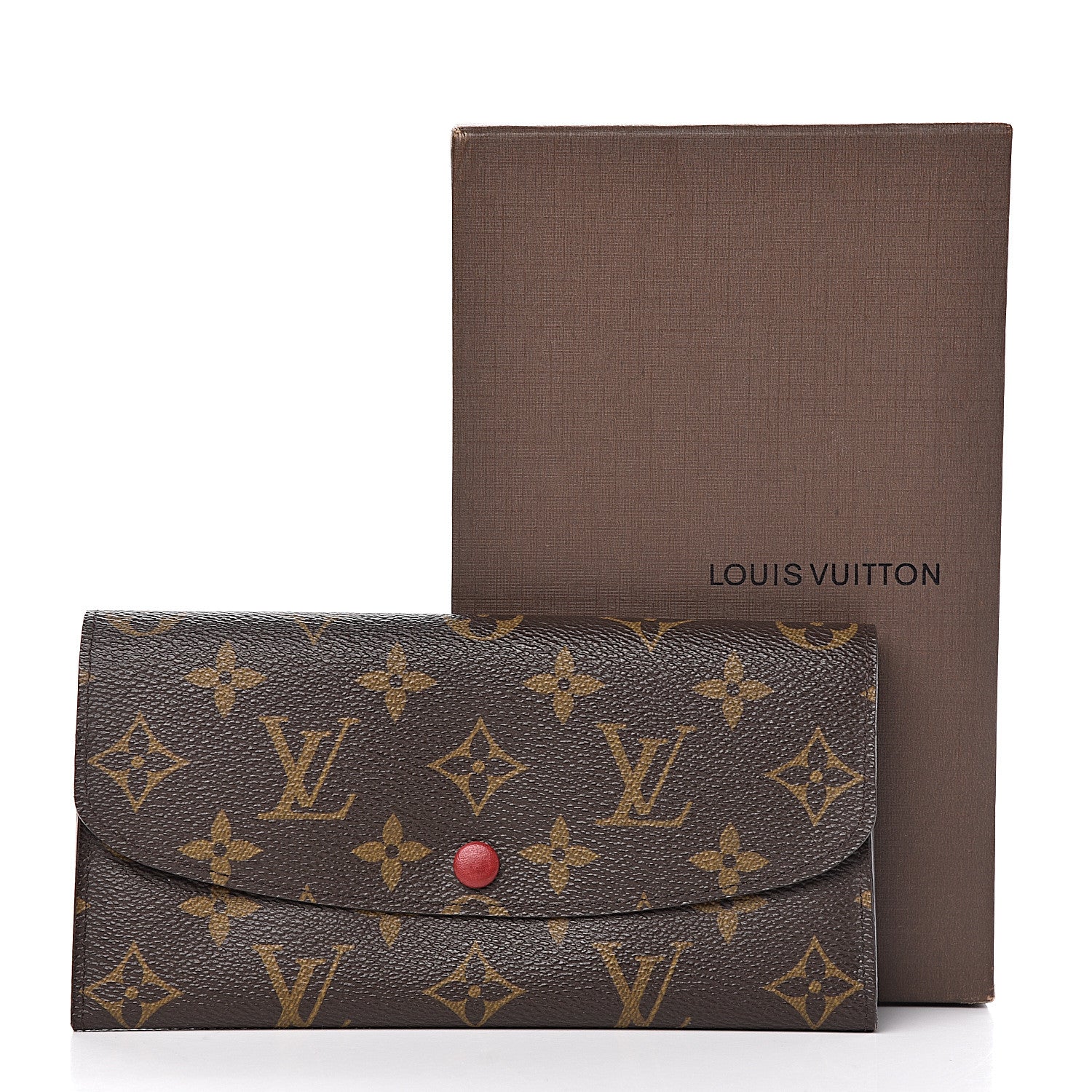 Louis Vuitton Monogram Emilie Wallet Red 8 of 8