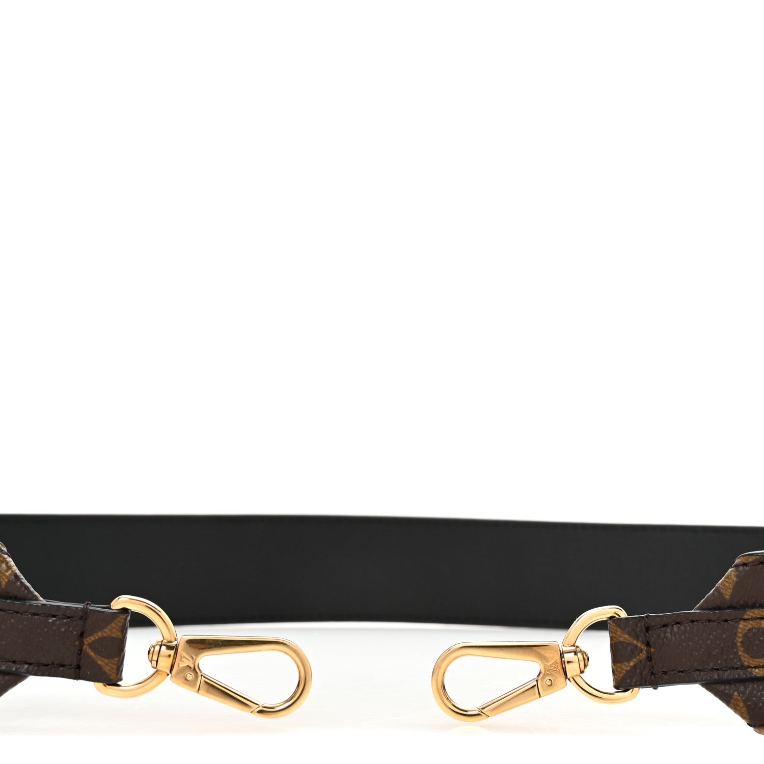 Louis Vuitton Monogram Bandouliere Shoulder Strap Black 3 of 5