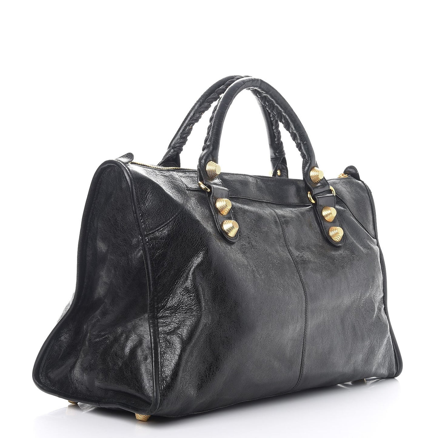 Agneau Giant 21 Gold Hardware Work Black