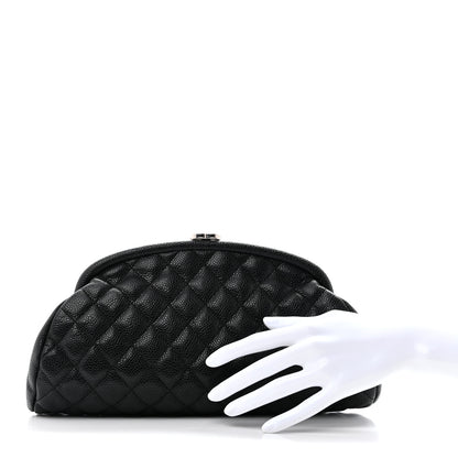 Chanel Caviar Quilted Timeless Clutch Black 2 of 7