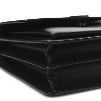 Saint Laurent Calfskin Medium Monogram Monochrome Sunset Black 9 of 11