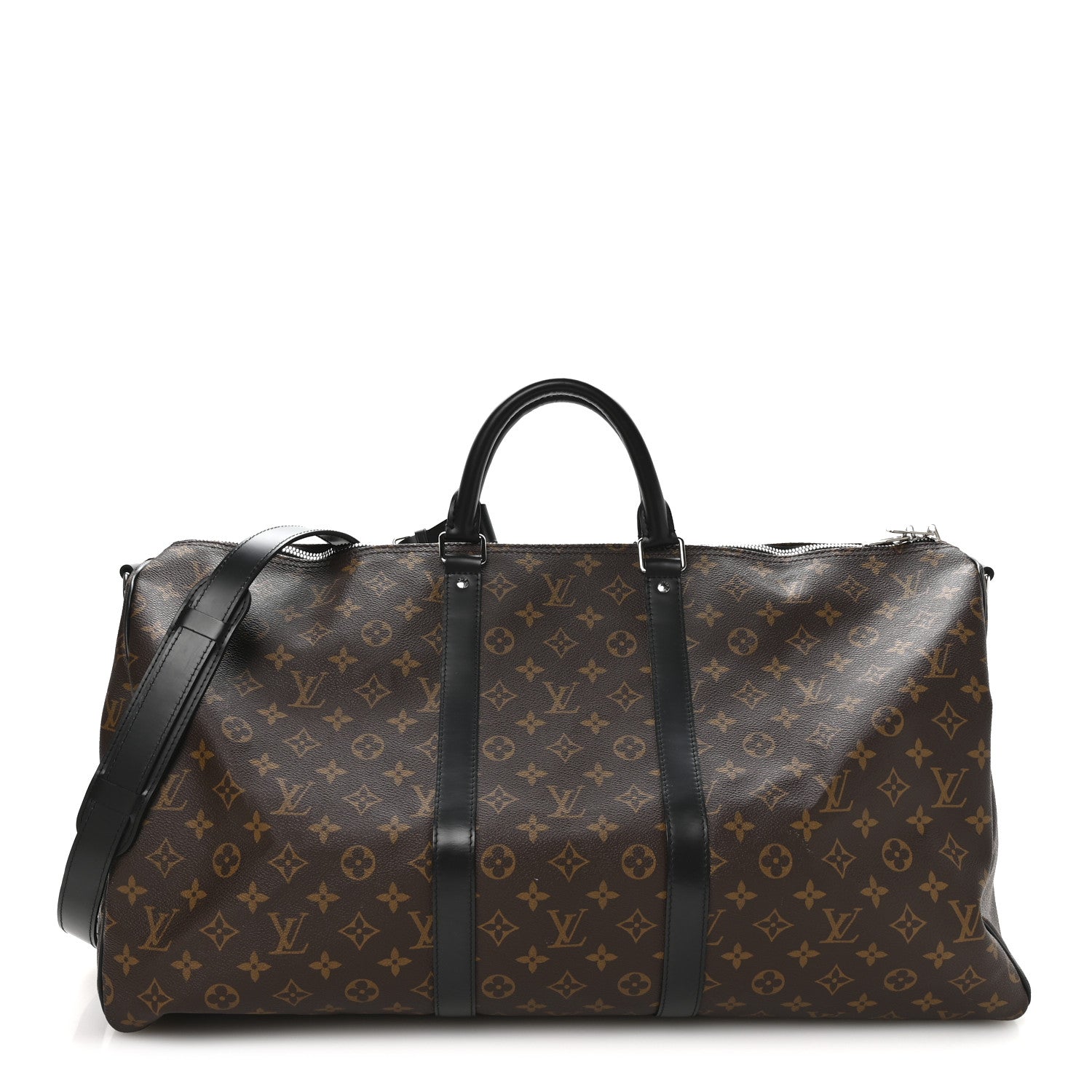Louis Vuitton Monogram Macassar Keepall Bandouliere 55 1 of 8