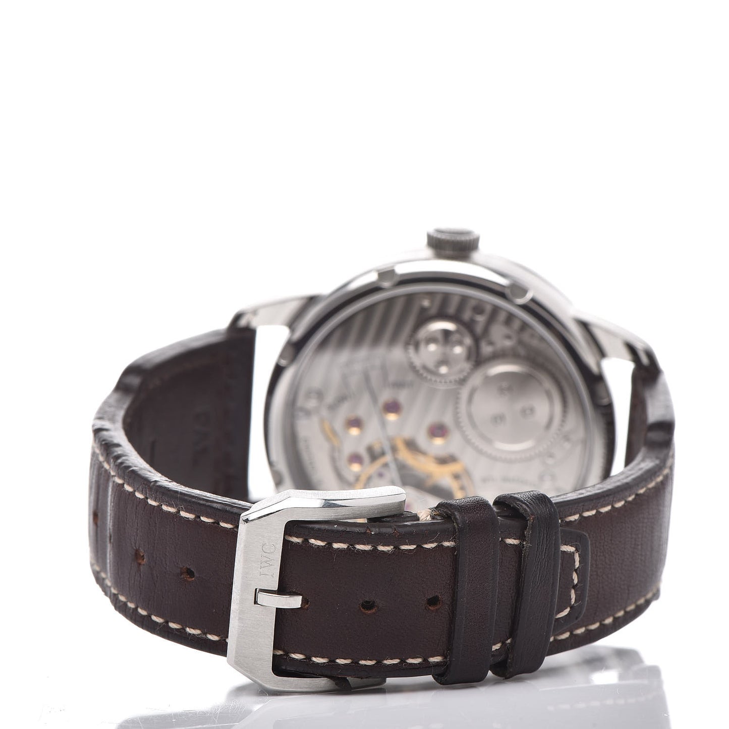 Stainless Steel Calfskin 44mm Schaffhausen Pilot Manual Winding Watch Blue IW325401