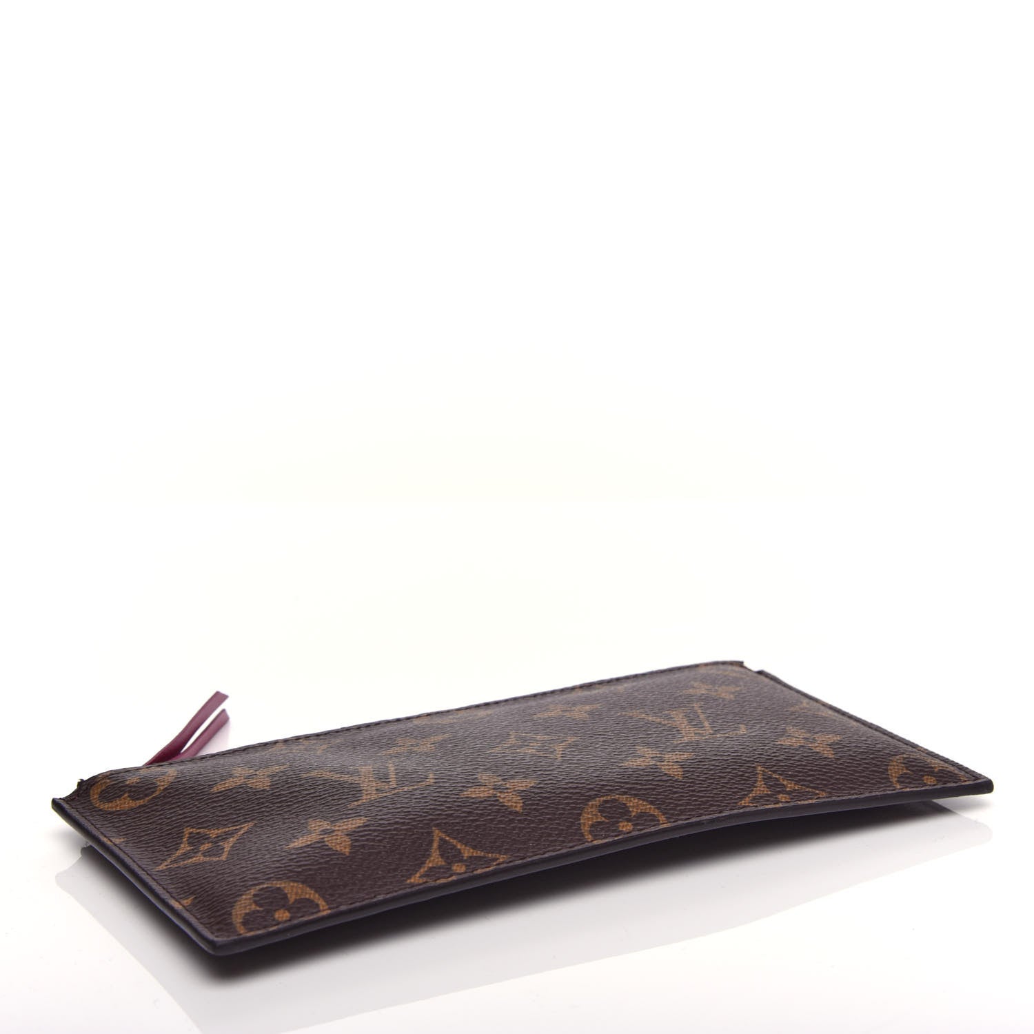 Louis Vuitton Monogram Felicie Chain Wallet Zippered Insert Fuchsia 4 of 9