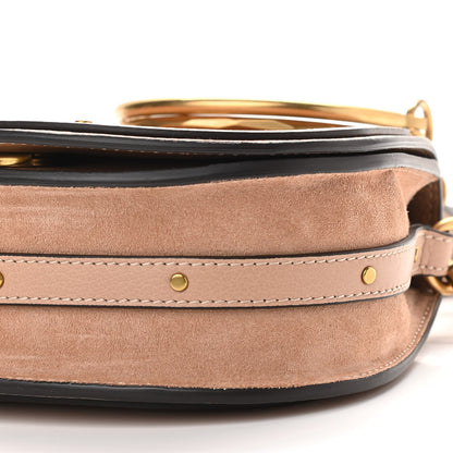 Chloe Calfskin Suede Small Nile Bracelet Bag Biscotti Beige 9 of 9