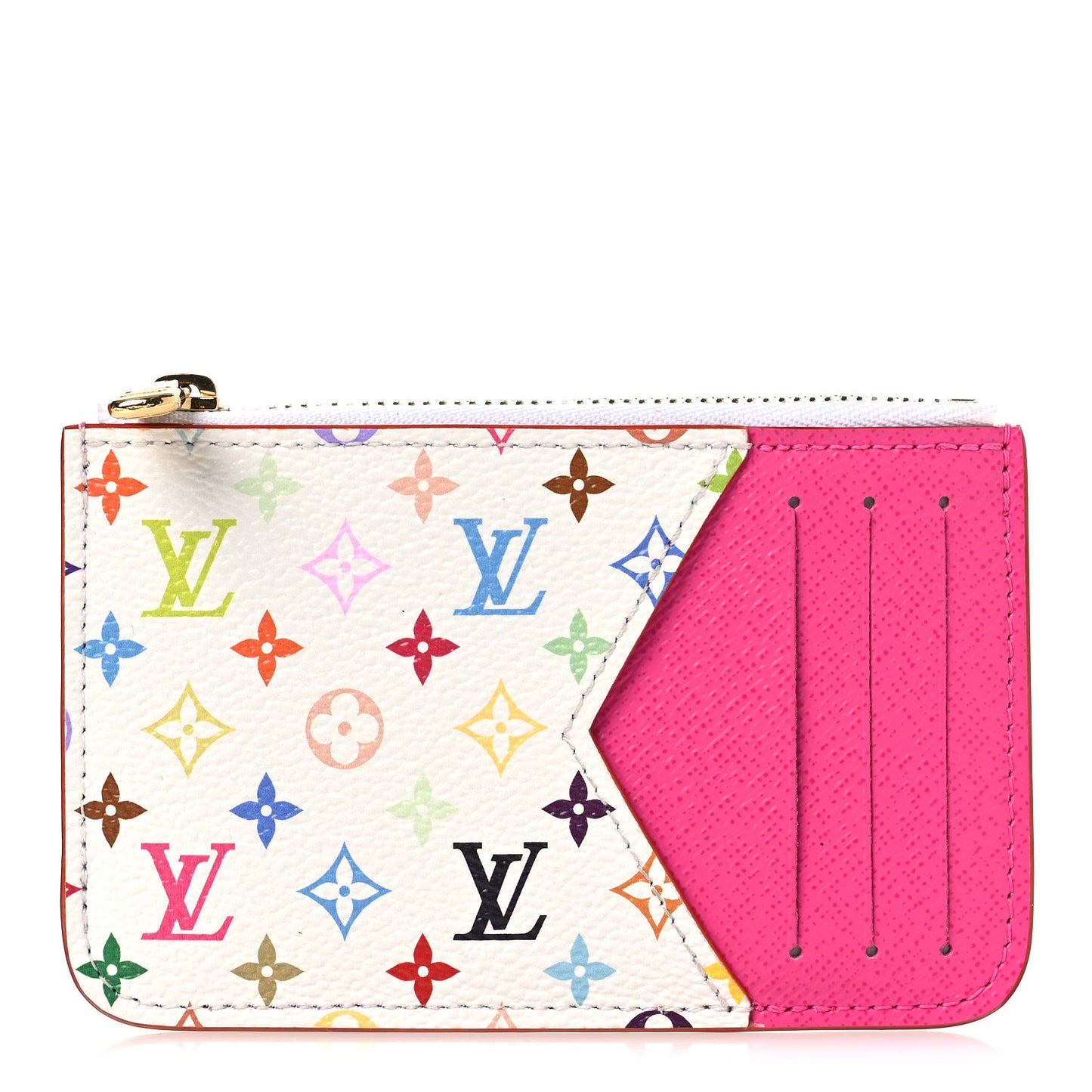 LV X TM Monogram Romy Card Holder Kawaii Pink