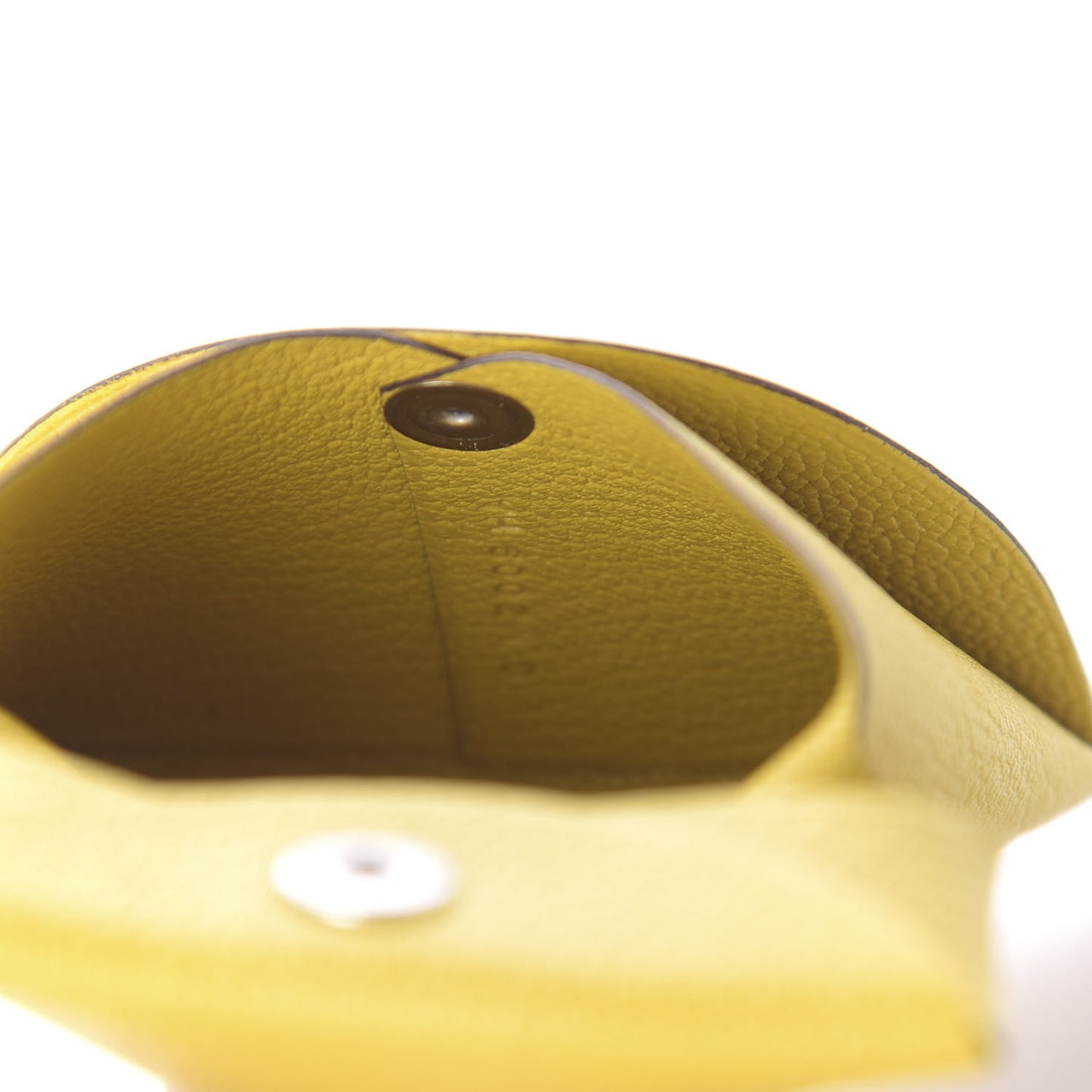 Chevre Mysore Bastia Coin Purse Jaune de Naples