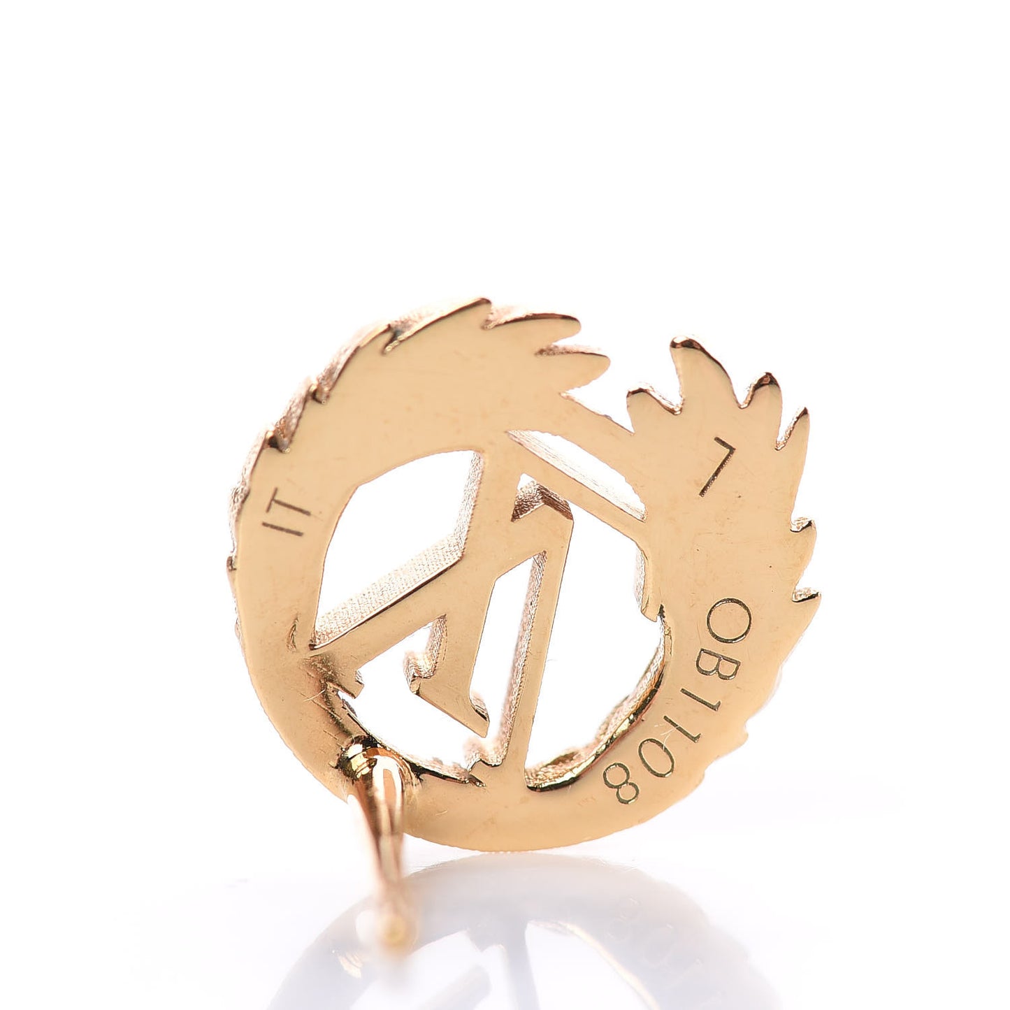 Angel Stud Earrings Gold