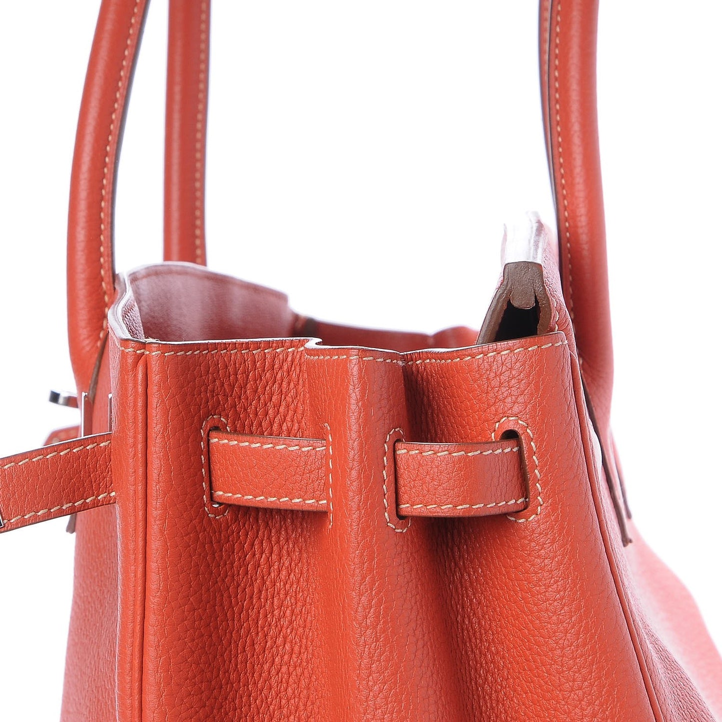 Taurillon Clemence Birkin 40 Sanguine