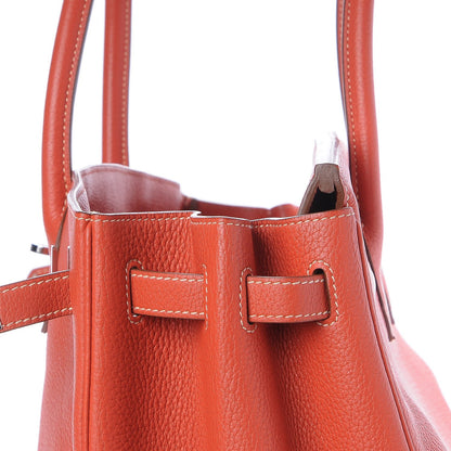 Hermes Taurillon Clemence Birkin 40 Sanguine 18 of 26