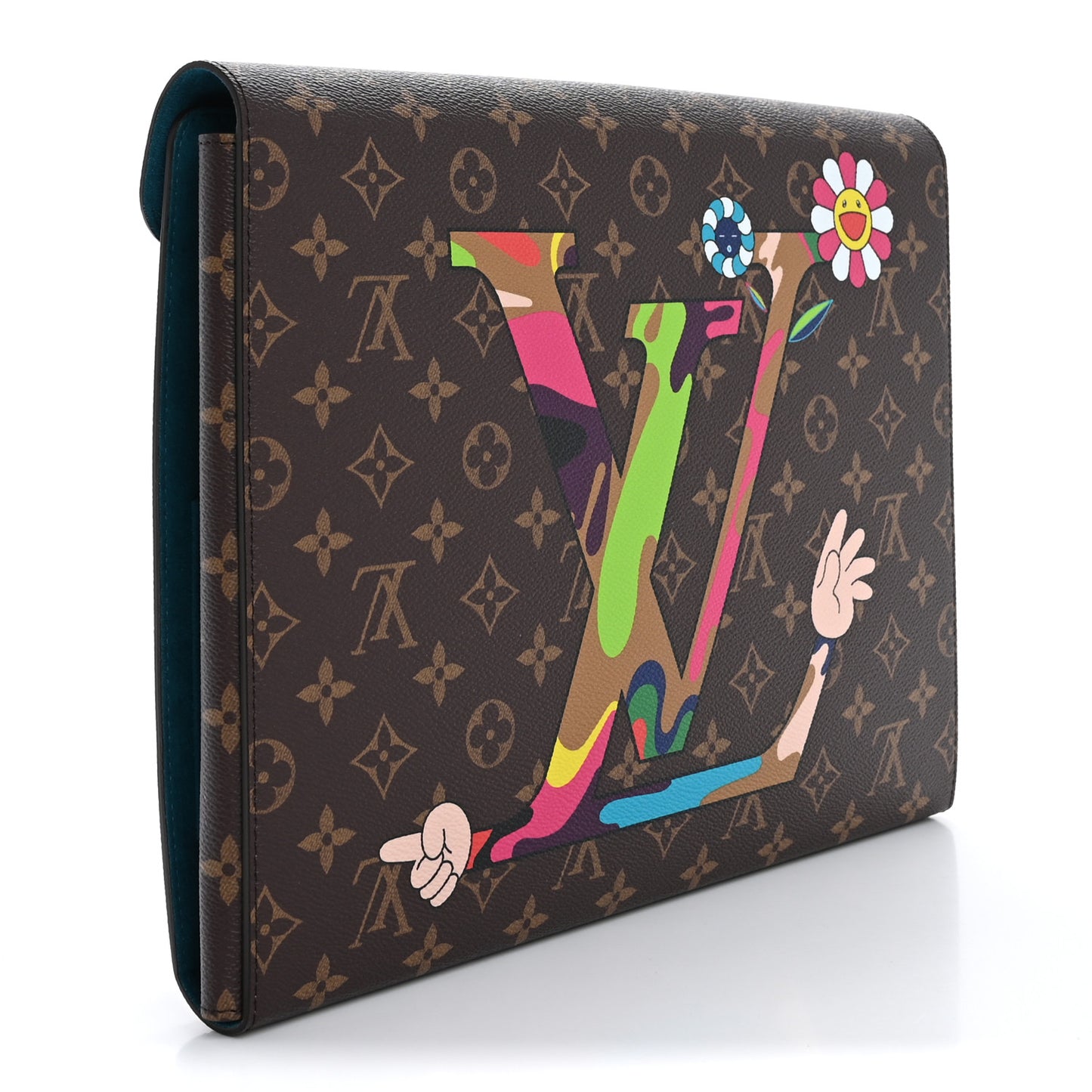 LV X TM Monogram Superflat Characters Mark Folder