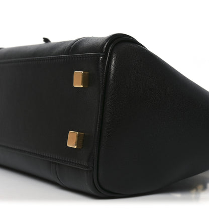 Celine Supple Shiny Lambskin Little New Luggage Black 9 of 9