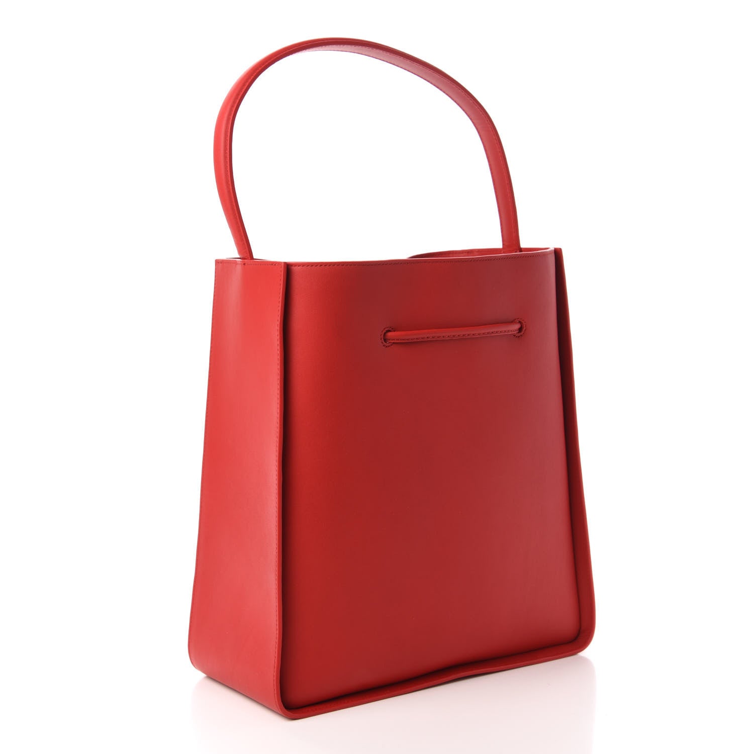 3.1 Phillip Lim 3.1 Smooth Calfskin Large Soleil Bucket Bag Red 3 of 9
