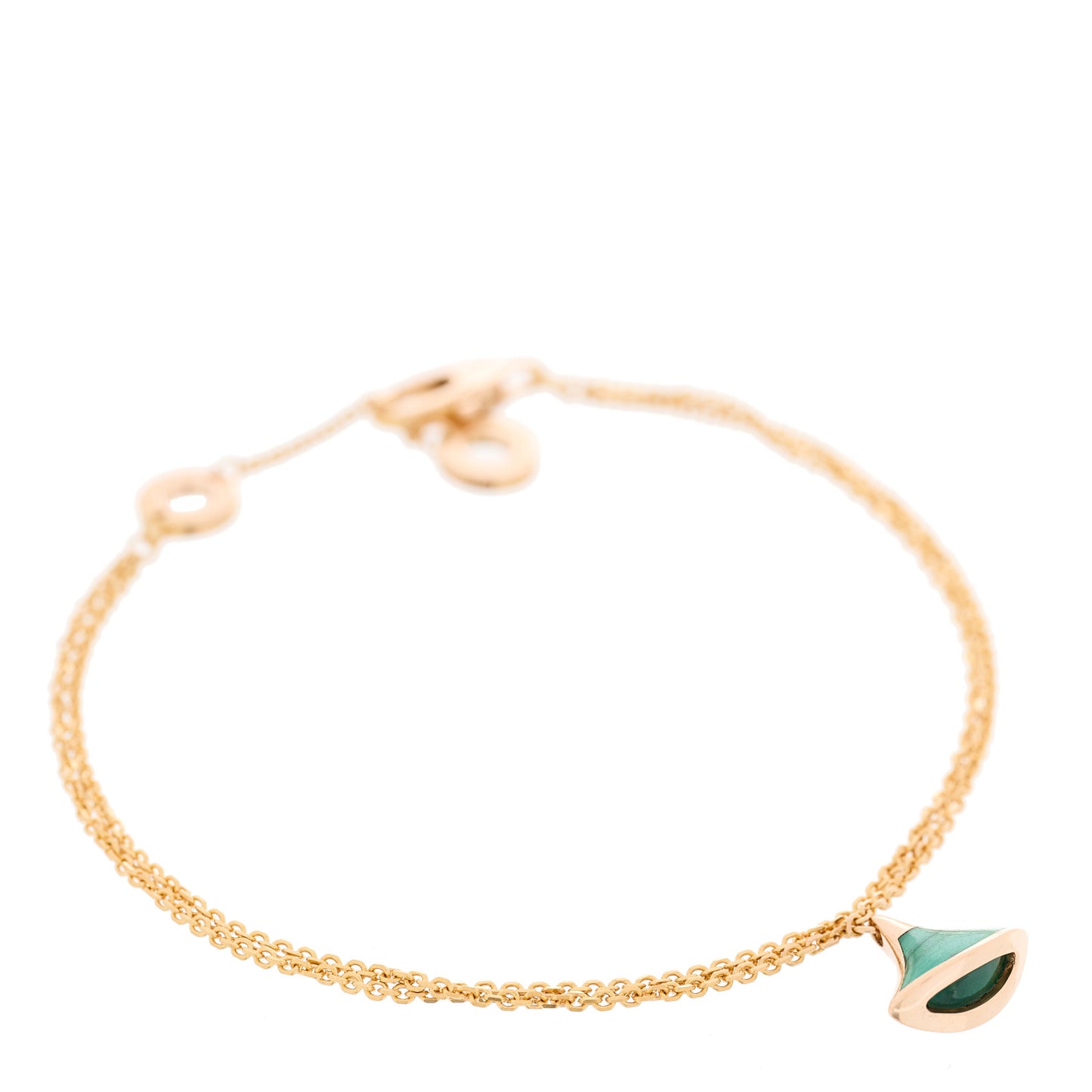 18K Rose Gold Malachite Divas' Dream Bracelet SM