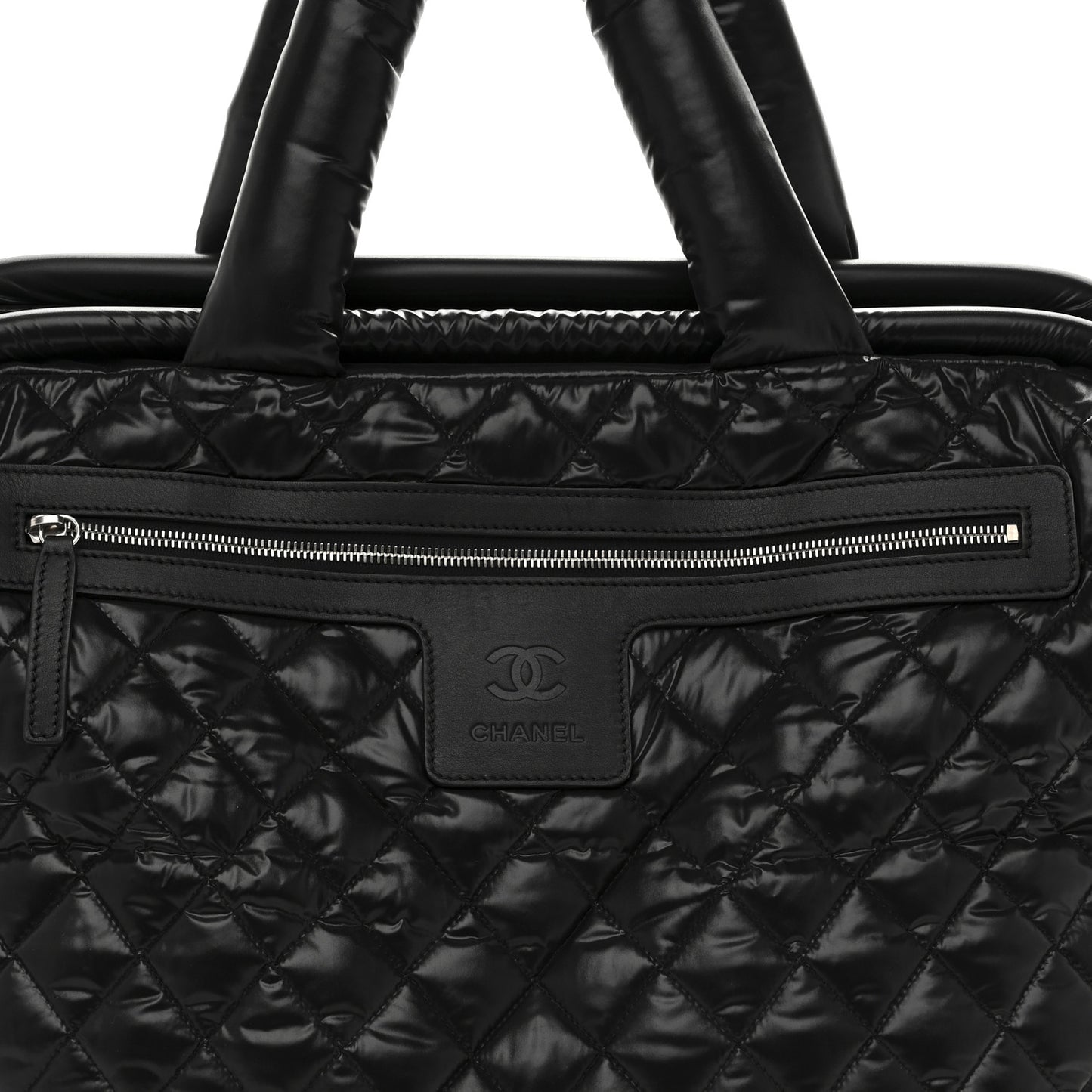 Nylon Quilted Coco Cocoon Trolley Black