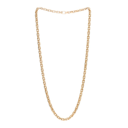 David Yurman 18K Yellow Gold 5mm Fluted Chain Necklace 22" 3 of 5