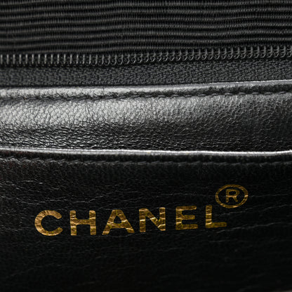 Chanel Patent Vertical Quilted Jumbo Single Flap Black 6 of 11