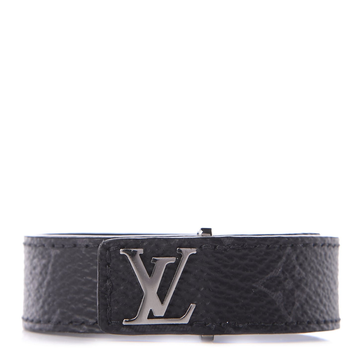 Monogram Eclipse LV Slim Bracelet 19