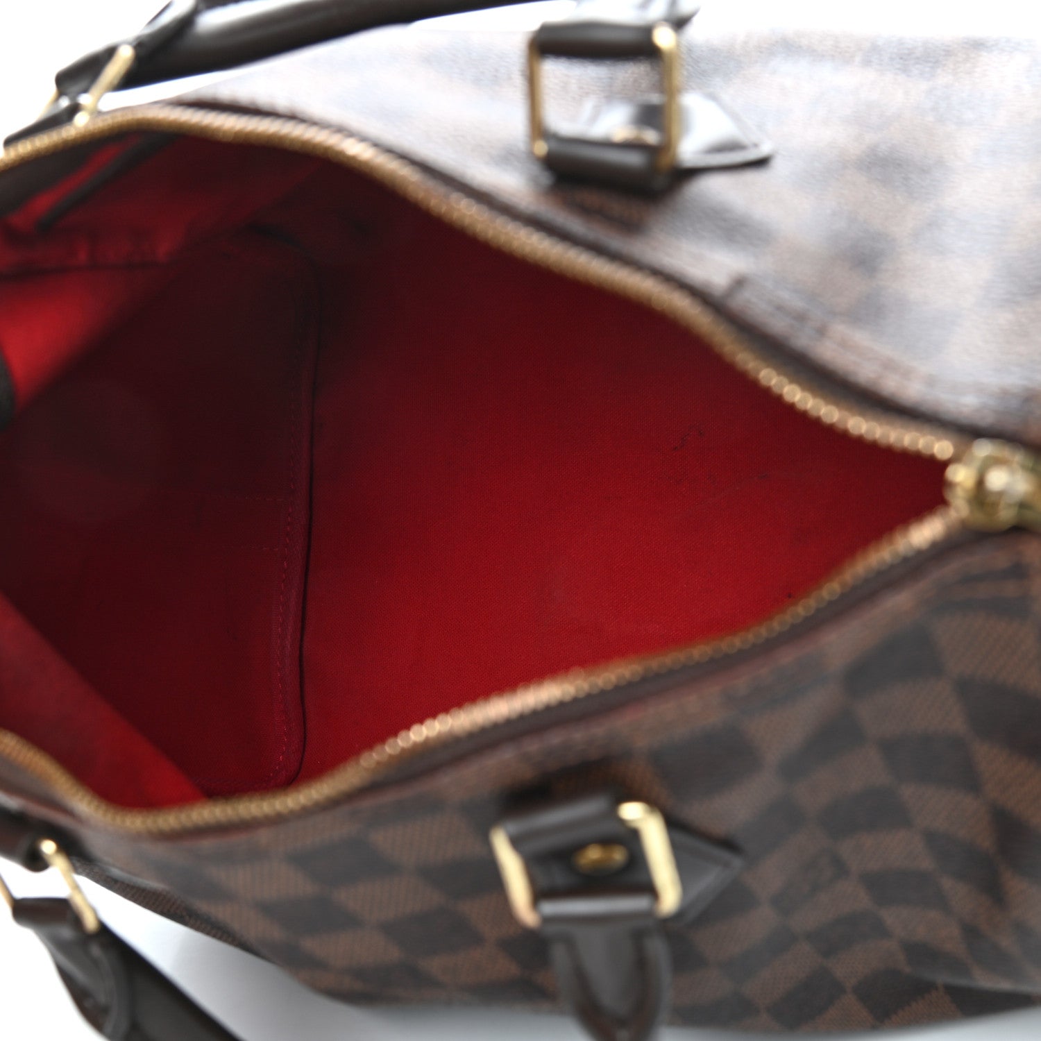 Louis Vuitton Damier Ebene Speedy Bandouliere 30 5 of 11
