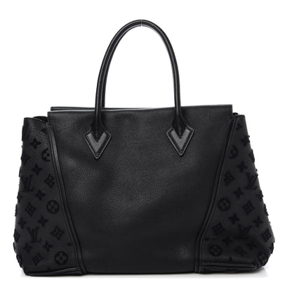 Louis Vuitton Veau Cachemire Tote W PM Black 1 of 9