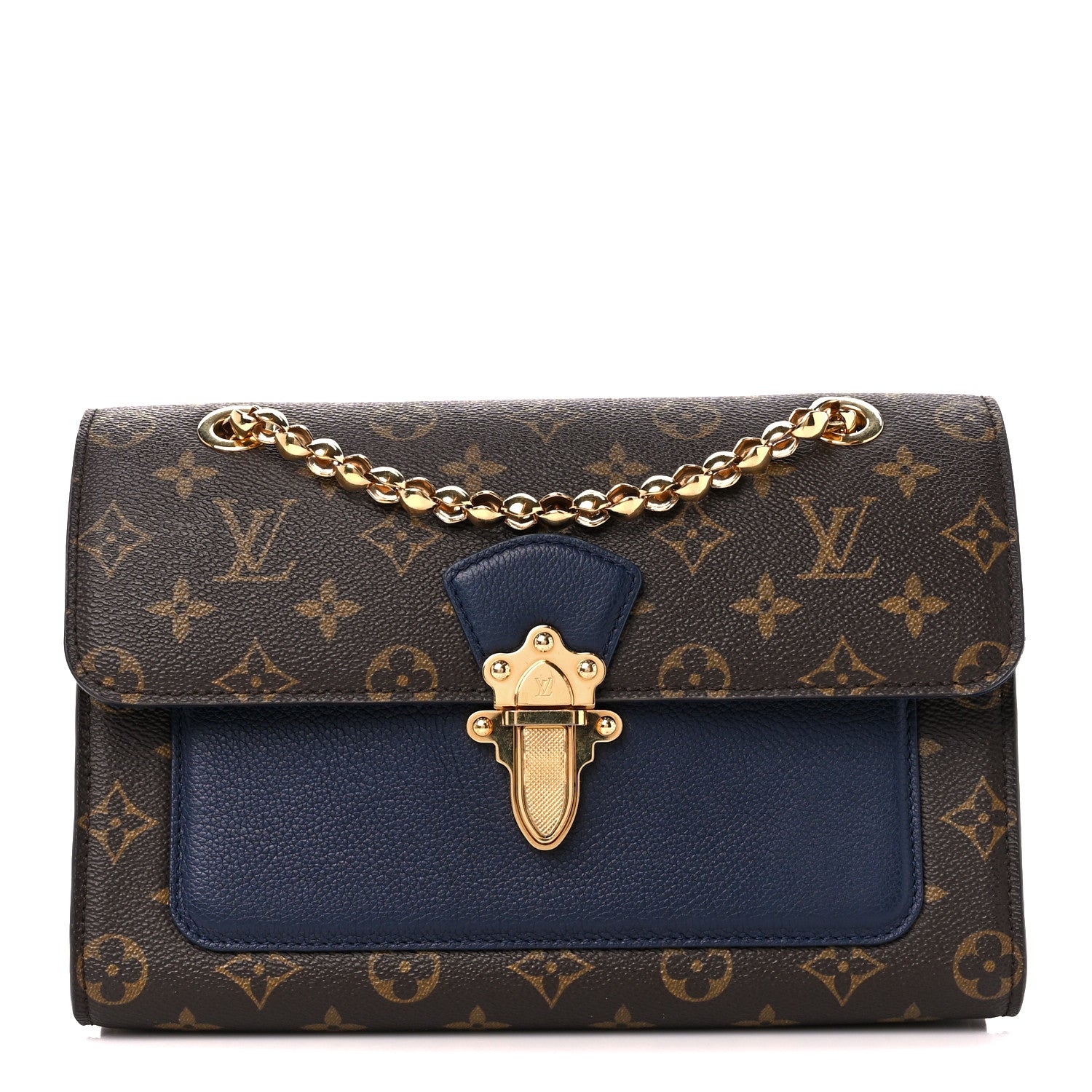 Louis Vuitton Monogram Victoire Blue Marine 1 of 11