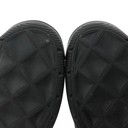 Chanel Velvet Calfskin Mixed Fibers CC Sneakers 38 Black 7 of 9