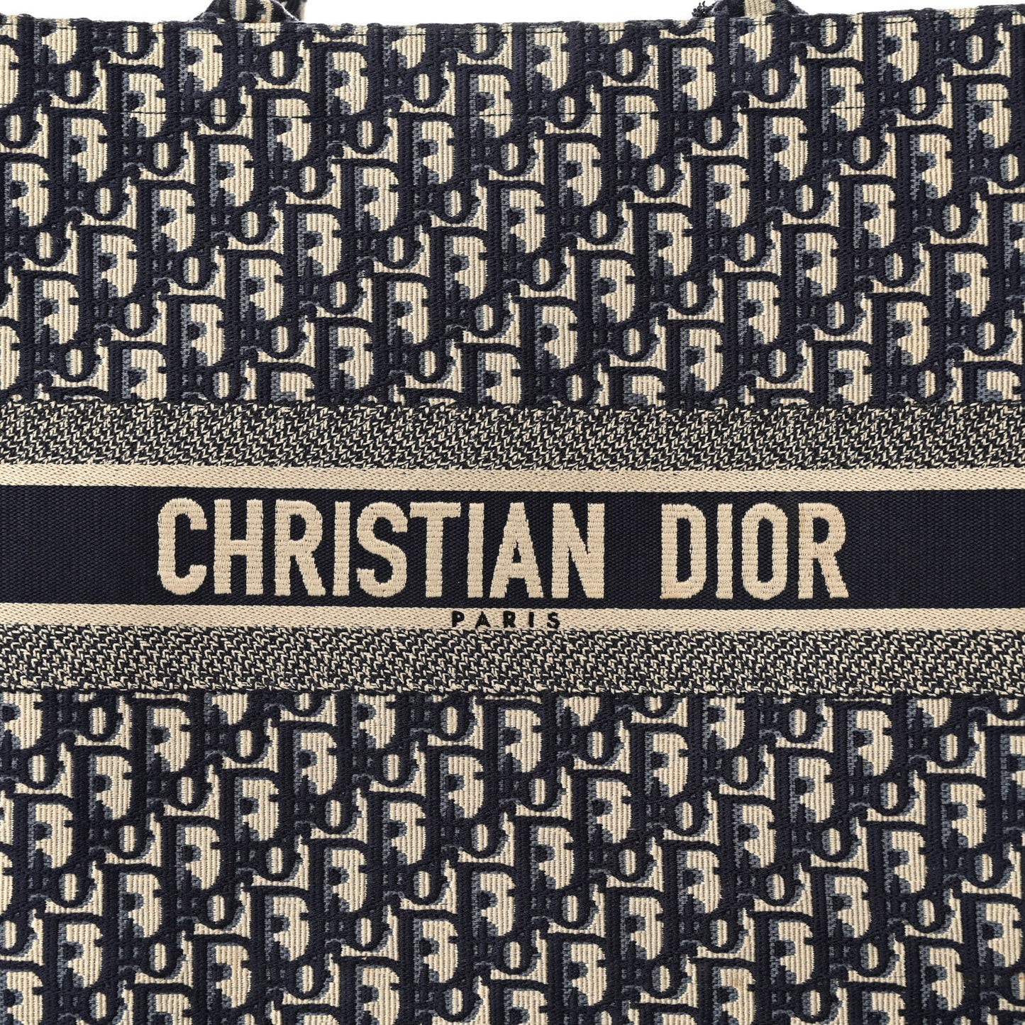 Oblique Book Tote Blue Multicolor