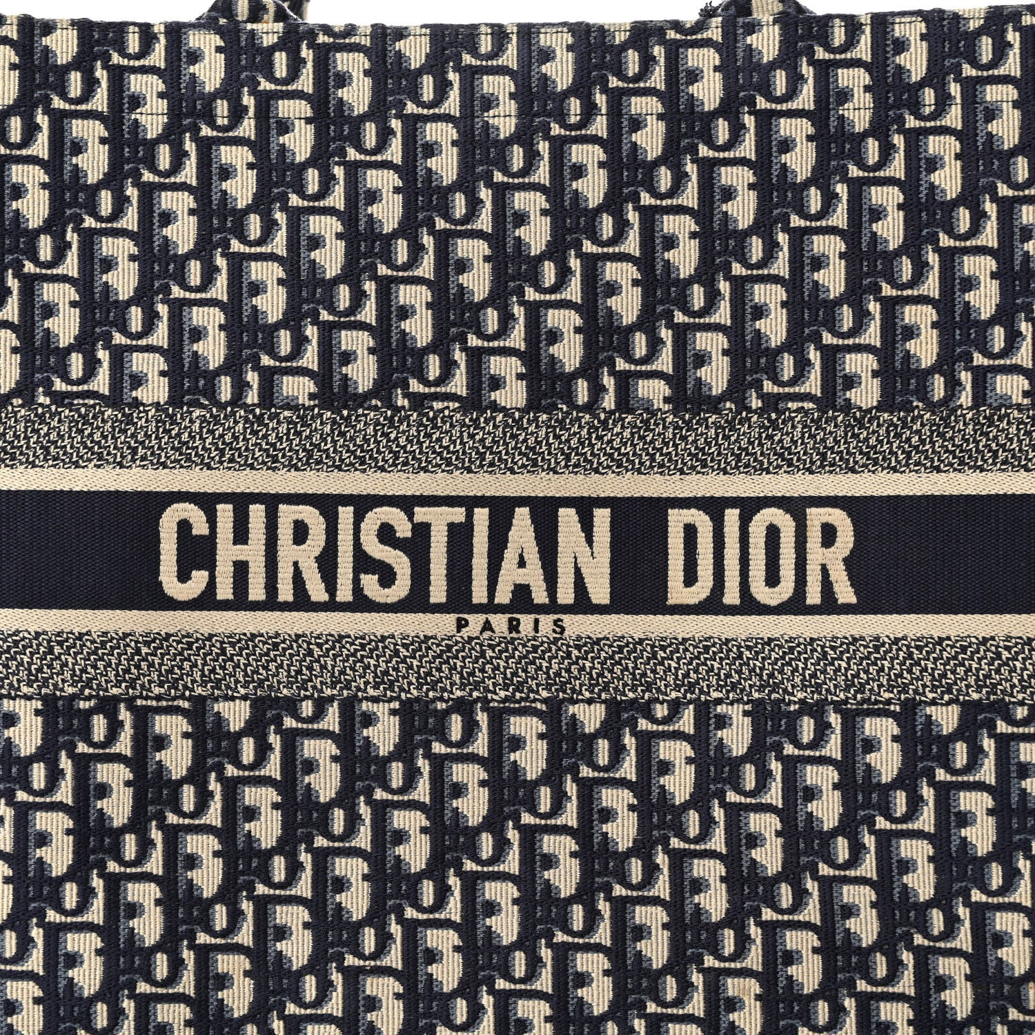 Christian Dior Oblique Book Tote Blue Multicolor 8 of 17