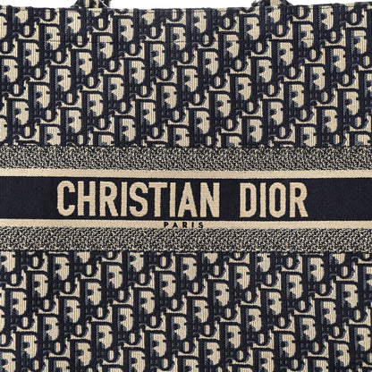 Christian Dior Oblique Book Tote Blue Multicolor 8 of 17