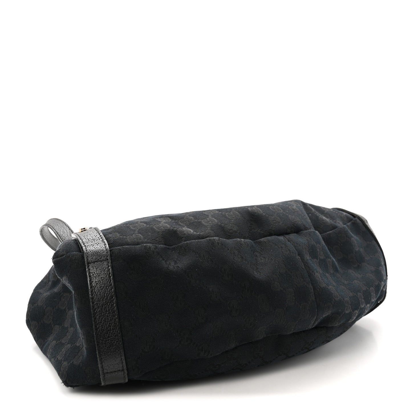 Monogram Medium Abbey Shoulder Bag Black