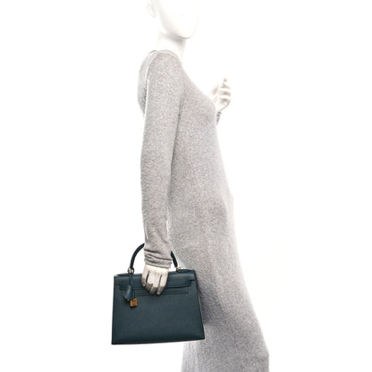 Hermes Epsom Kelly Sellier 28 Vert Cypress 2 of 10