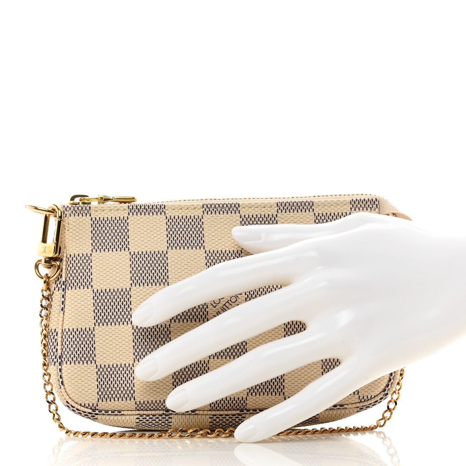 Louis Vuitton Damier Azur Mini Pochette Accessories 2 of 7