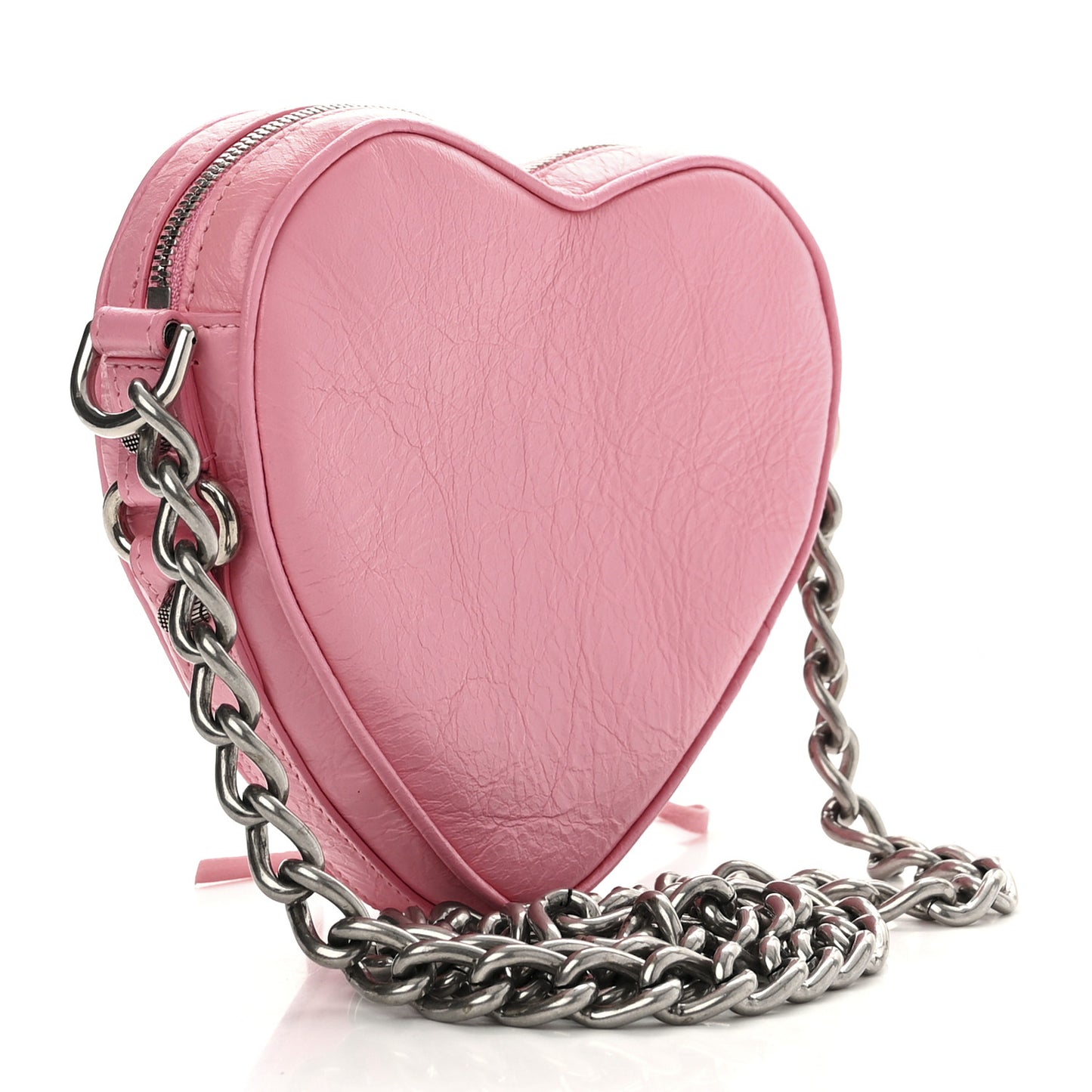 Agneau Arena Mini Le Cagole Heart Bag Sweet Pink