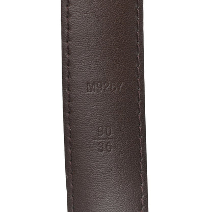 Louis Vuitton Mini Damier Ebene 25mm LV Initiales Belt 90 36 3 of 5