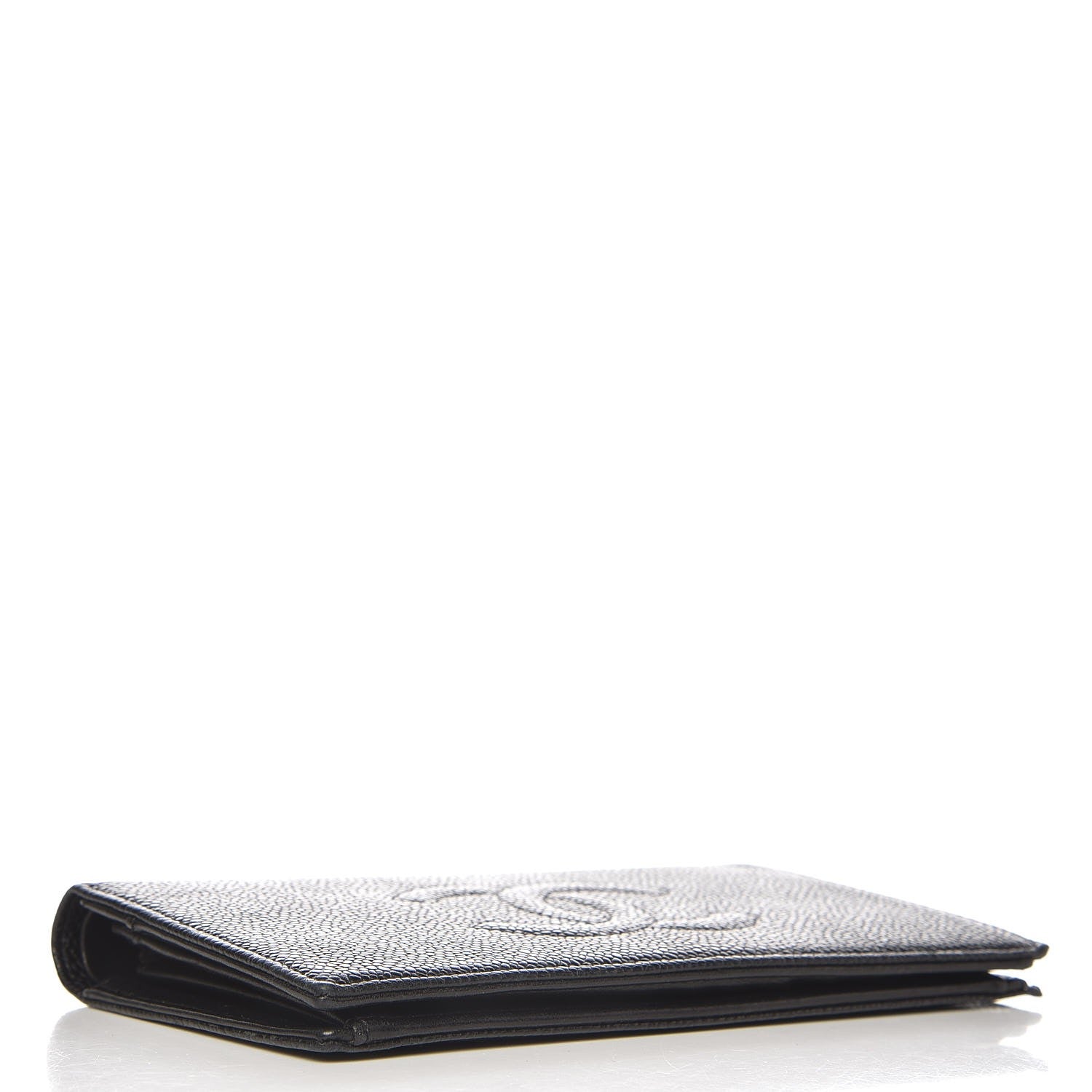 Chanel Caviar Timeless CC Yen Wallet Black 4 of 13