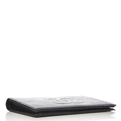Chanel Caviar Timeless CC Yen Wallet Black 4 of 13