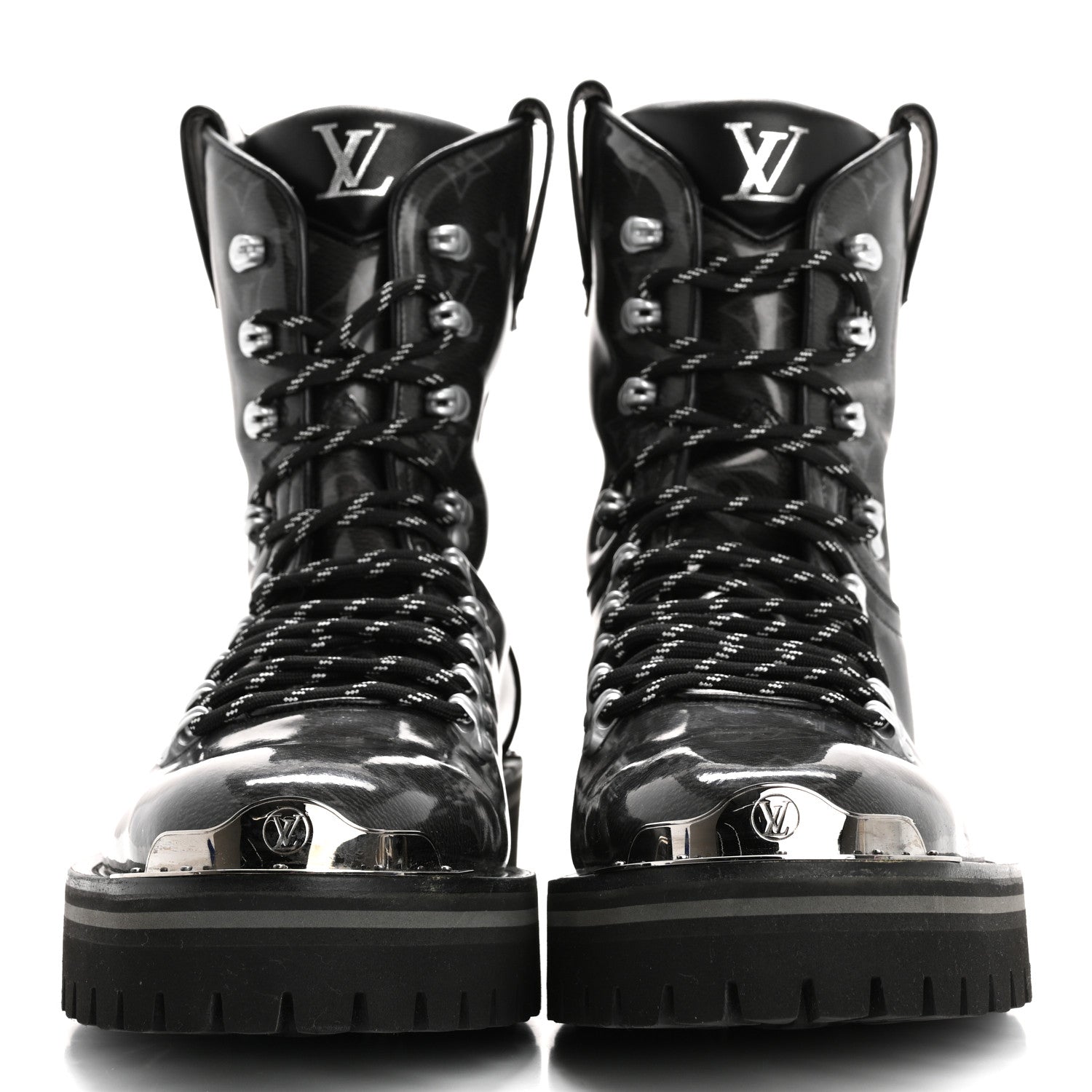 Louis Vuitton Monogram Eclipse Glaze Mens Outland Ankle Boots 9 3 of 15