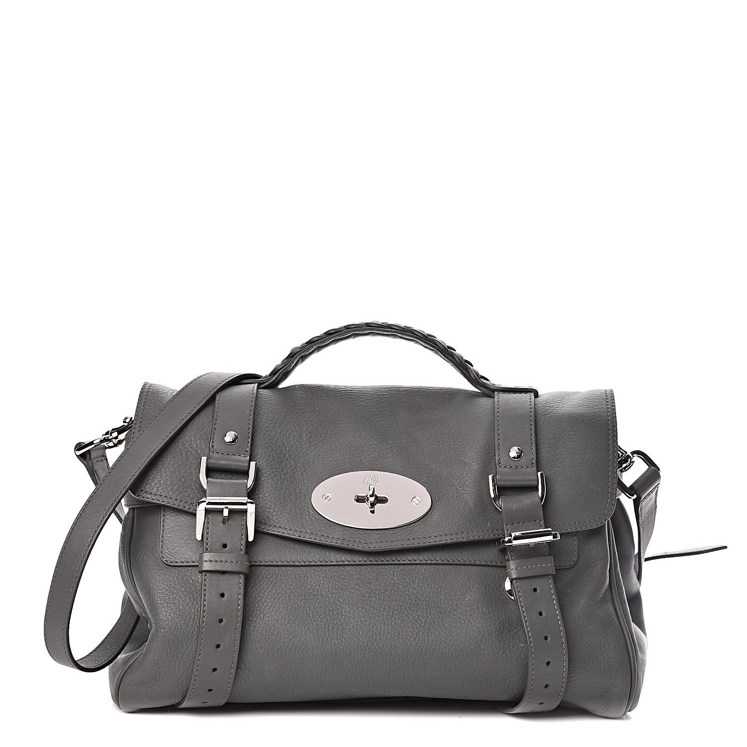 Mulberry Soft Buffalo Medium Alexa Grey 1 of 15