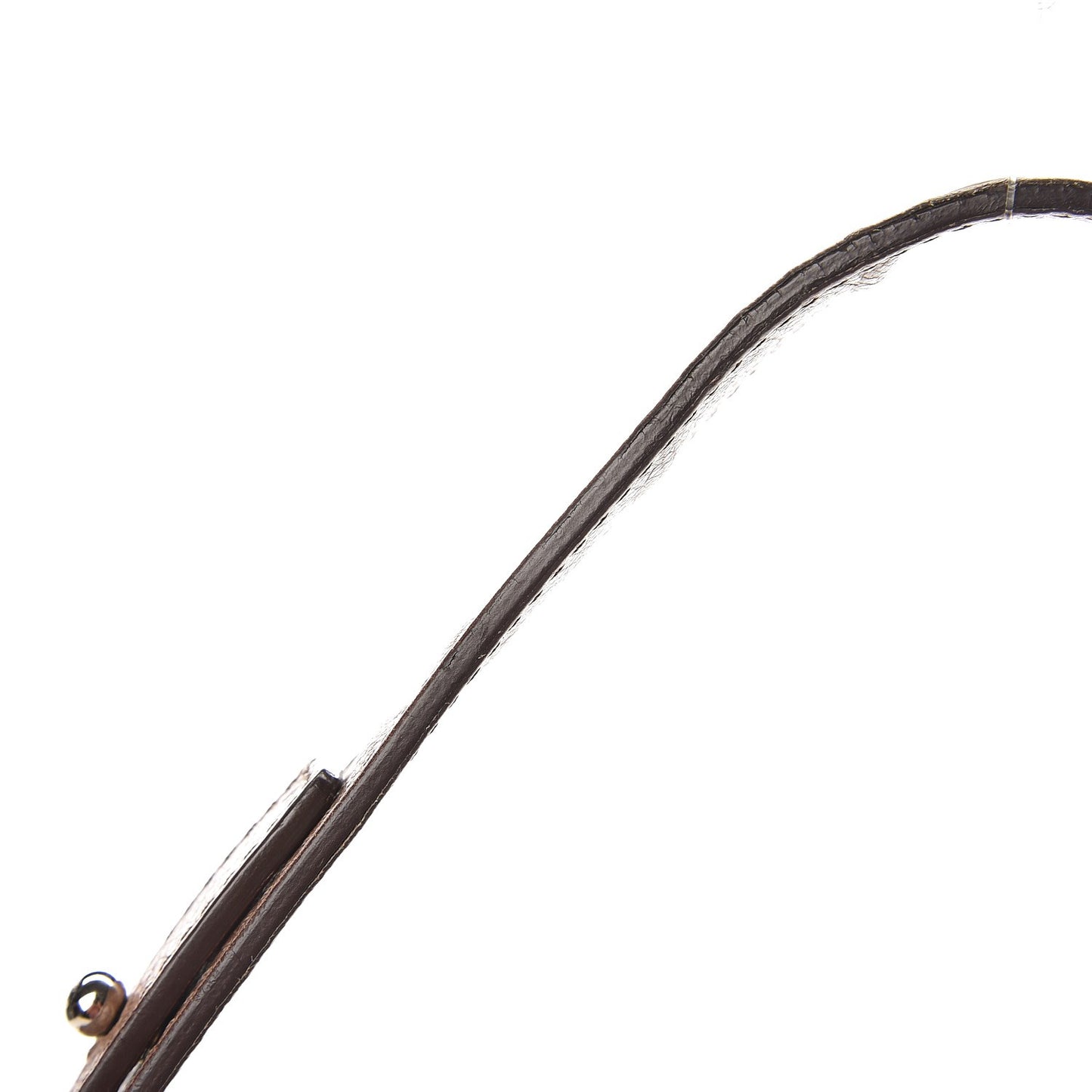 Glazed Calfskin Stitched XL On The Road Flap Brown