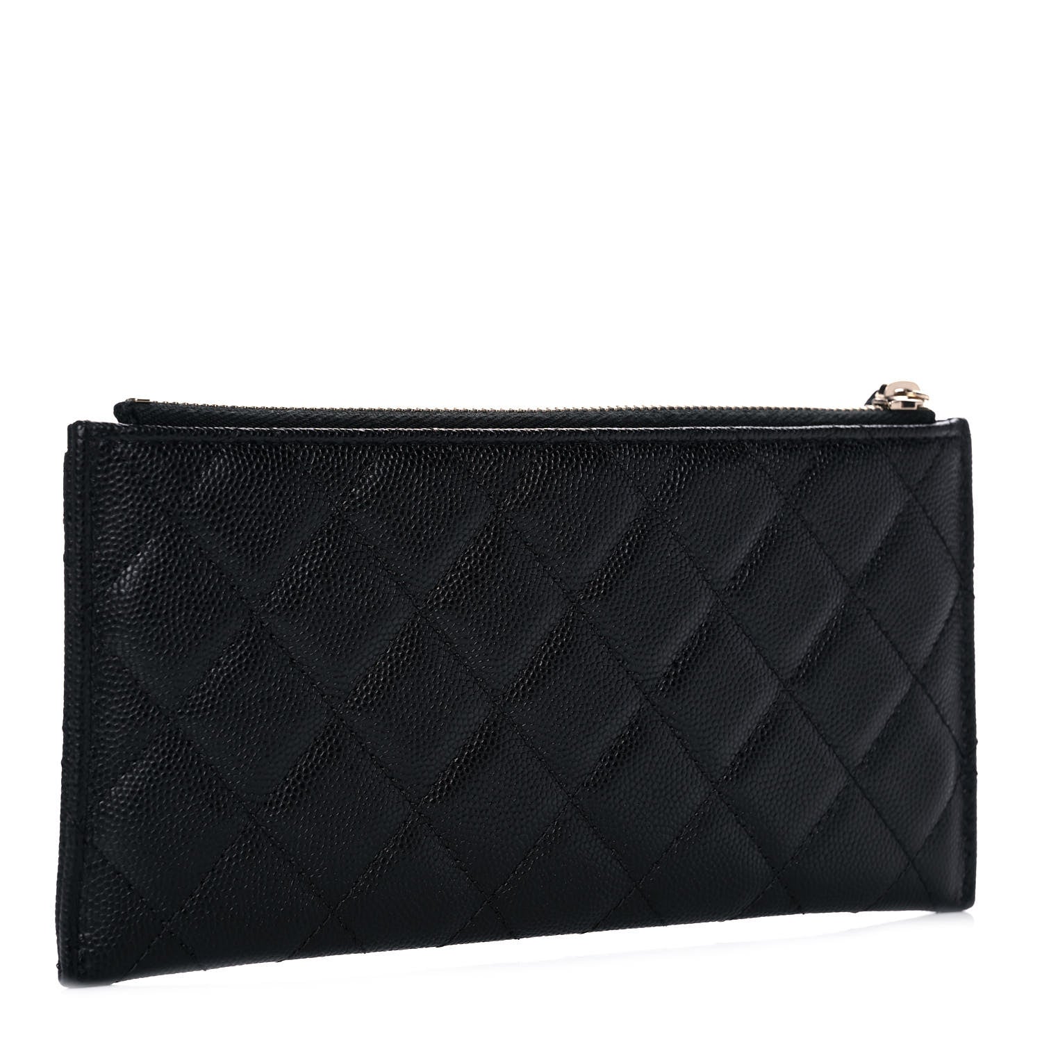 Chanel Caviar Quilted Classic Zip Pouch Black 3 of 10