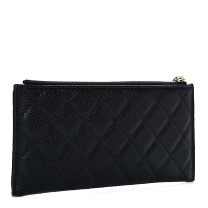 Chanel Caviar Quilted Classic Zip Pouch Black 3 of 10