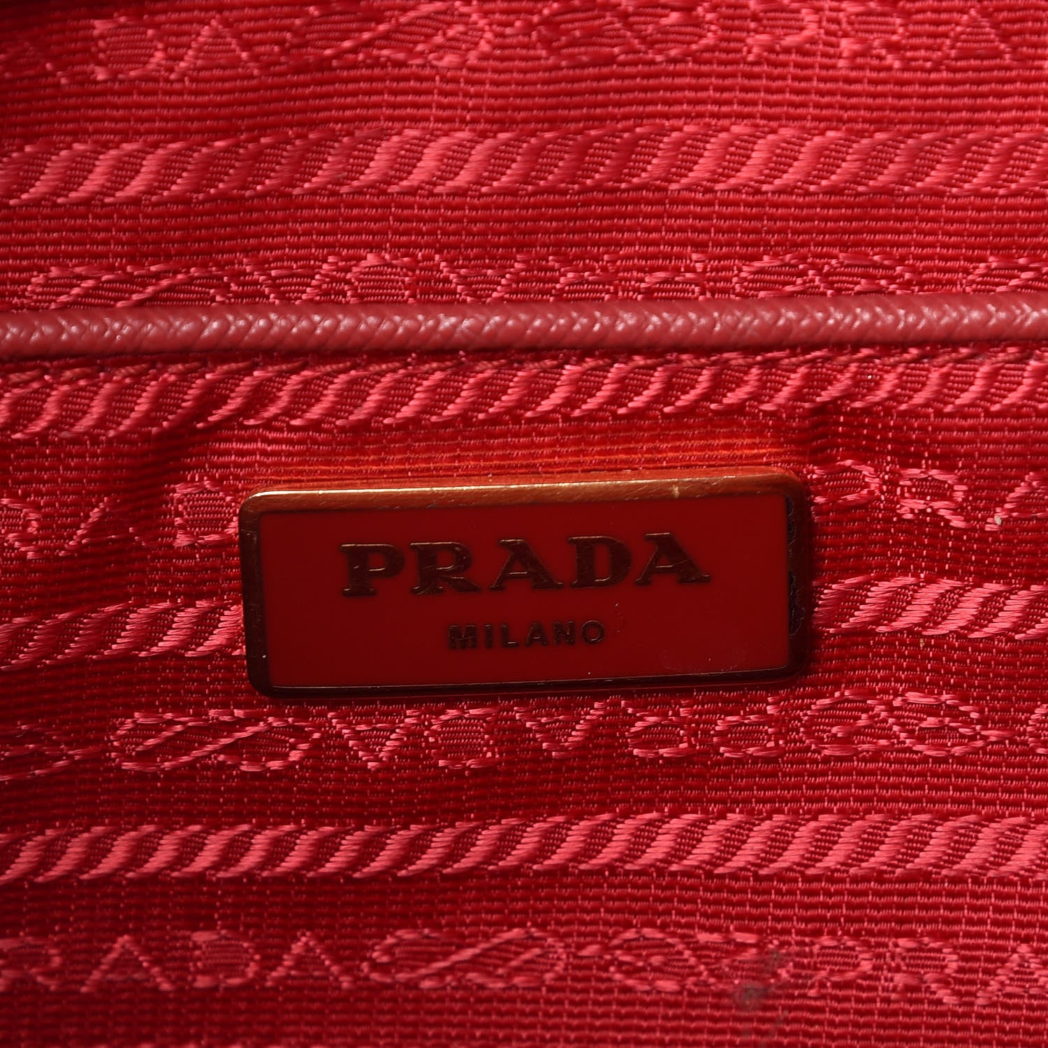 Prada Saffiano Large Galleria Double Zip Tote Fuoco 6 of 17