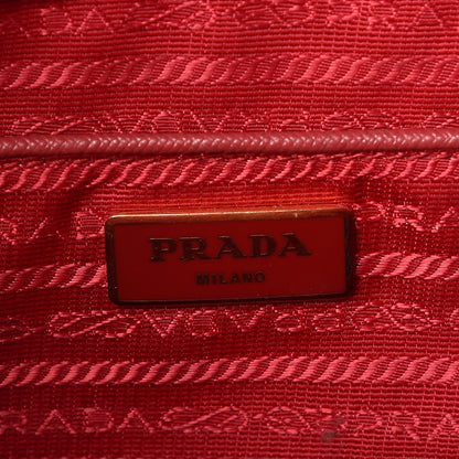 Prada Saffiano Large Galleria Double Zip Tote Fuoco 6 of 17