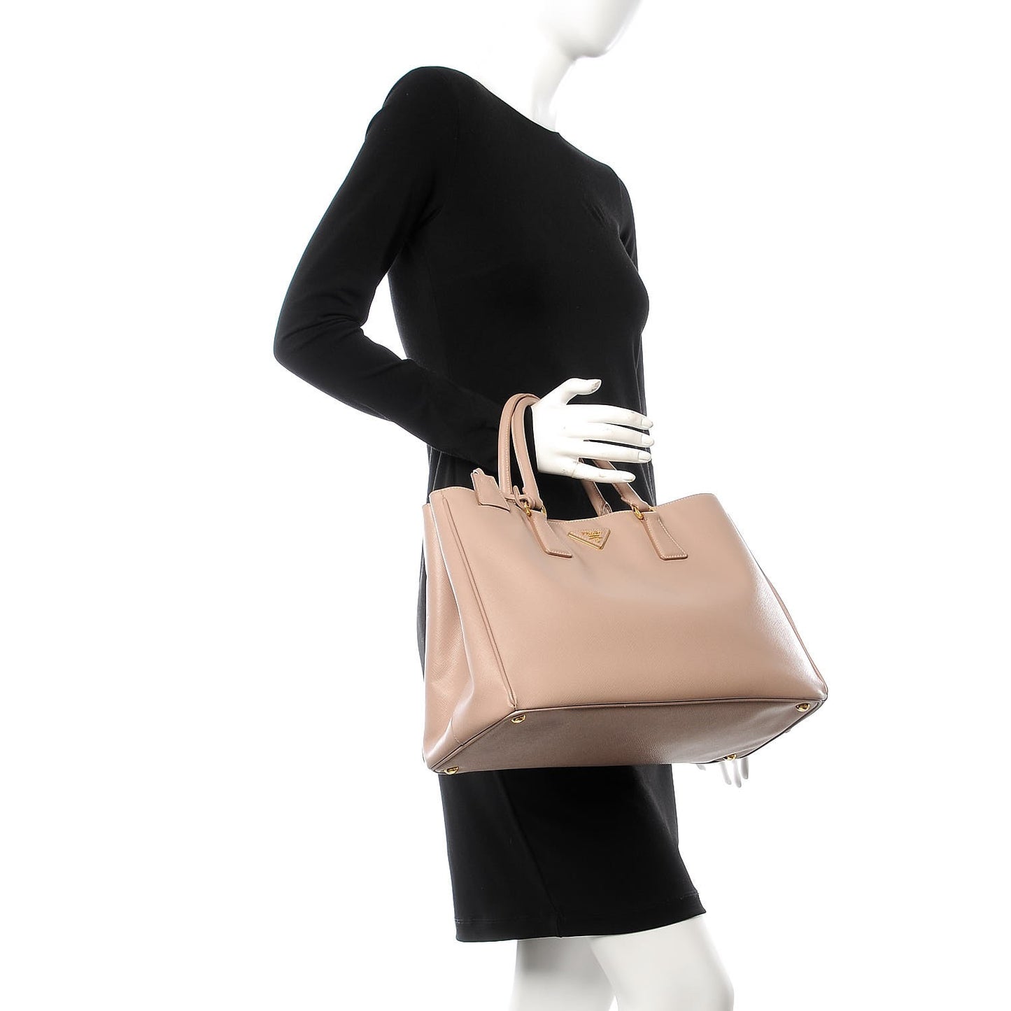 Saffiano Lux Large Tote Cammeo