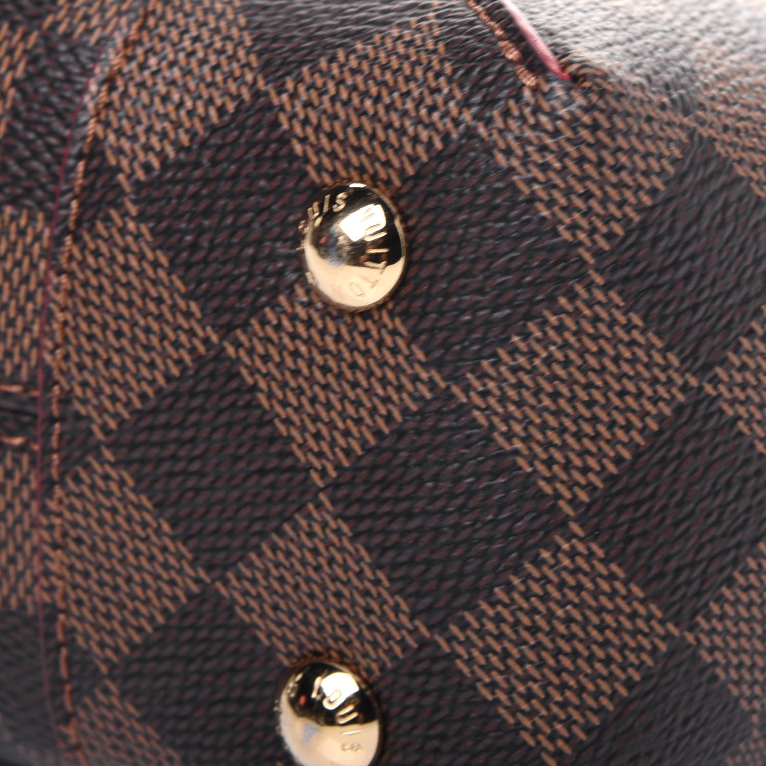 Louis Vuitton Damier Ebene Caissa Clutch Cherry 16 of 17