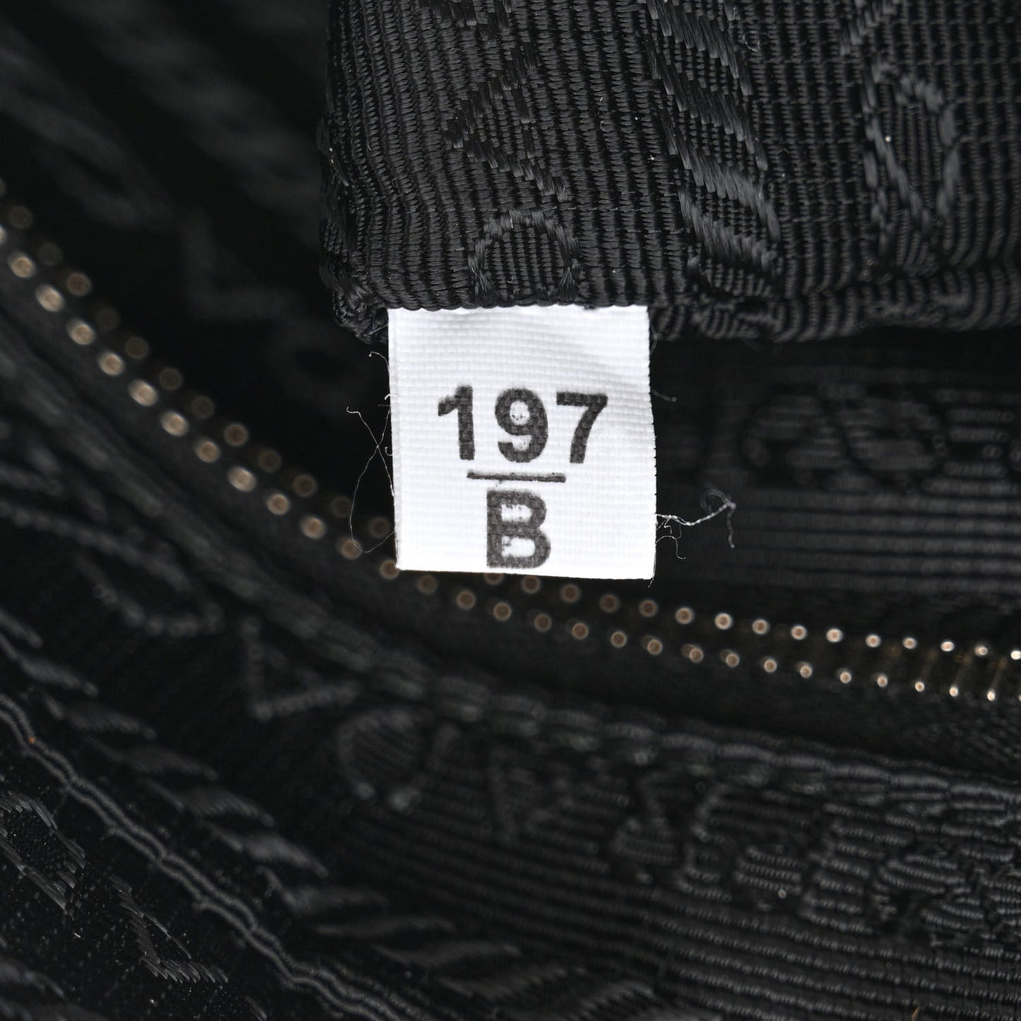 Nylon Tessuto Impuntu Quilted Bandoliera Crossbody Bag Black